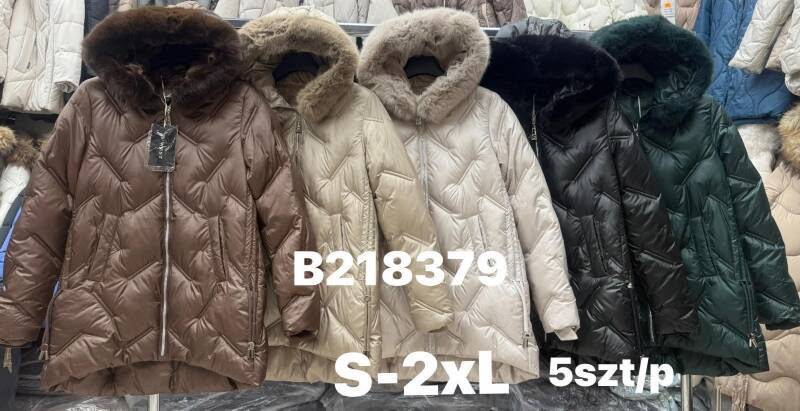 Kurtki damskie zimowe Roz S-2XL, 1 Kolor Paczka 5 szt